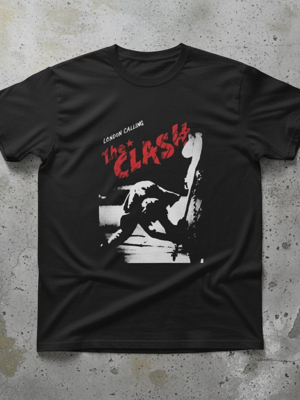The Clash London Calling T-Shirt – Vintage Punk Rock Graphic Tee – Unisex Black